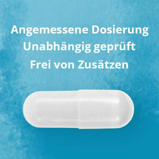 Der Inhalt zählt. Kapsel mit Textelementen