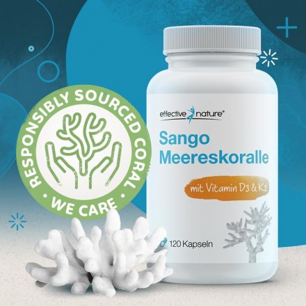Sango mit Vitamin D3 und K2 Produktbild Sango mit Vitamin D3 und K2