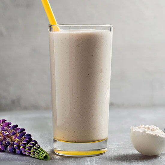 Smoothie mit Lupinenmehl Smoothie mit Lupinenmehl