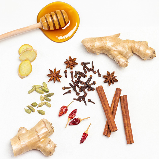 Chaga-Tee-Zutaten